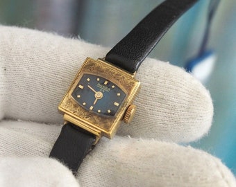 ANKRA German Women's Watch  1960's- mint condition, unworn, gift for her,  vintage mechanical wind up watch