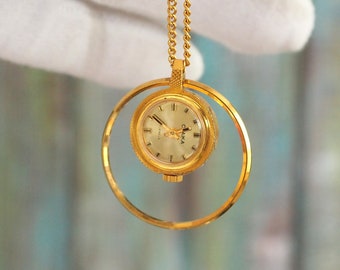 CHAIKA -  Vintage  Ladies  pendant/necklace  mechanical wind up Watch , vintage   necklace watch