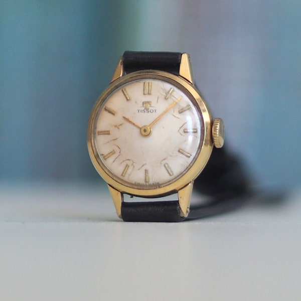 Tiny Swiss Women's  watch Tissot - 1960's, vintage mechanical wind up watch