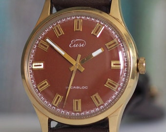 EUSI (Eugen Siegele) - vintage German self winding  mechanical automatic  men's watch