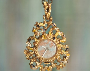 Montre Pendentif Octra à Remontage Manuel - Fabrication Suisse - Occasion
