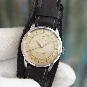 Cyma 459 -  Swiss made mechanical wind up   men&#39;s watch - 1950&#39;s