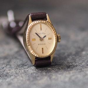 Rare German Women&#39;s Watch Zentra - 1970&#39;s, mint condition, never used , gold plated case