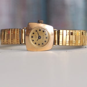Vintage Ruhla Damenuhr: Deutscher mechanischer Handaufzug, 1970er Jahre