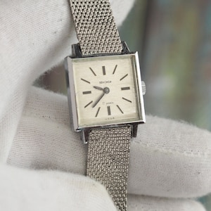 SEKONDA - Vintage Damenuhr mit mechanischer Handaufzug, Vintage Uhr