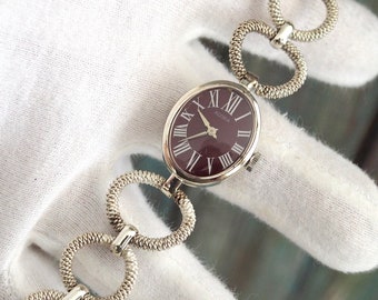 ADORA -vintage  German  .835 silver mechanical wind up Women's Watch - mint condition, unworn, vintage mechanical wind up women's watch