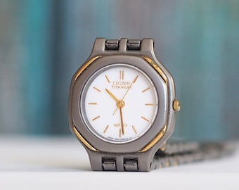 CITIZEN Titanium  - Japanese quartz women's watch   vintage women's watch, elegant gift for her