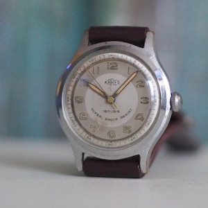 KARES 1950er deutsche mechanische Herrenuhr - vintage deutsche mechanische Herrenuhr zum Aufziehen