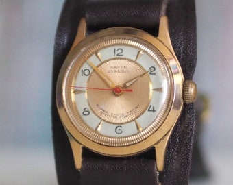 ANKER - 1950's German mechanical men's watch - vintage German mechanical wind up  men's watch