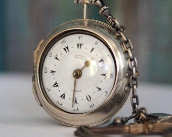 George Prior London, Verge Fusee Pocket Watch, ca.1777-1780 made for the Ottoman Empire