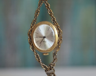 JUTA -  Vintage  German made Ladies  pendant/necklace  mechanical wind up Watch , vintage   necklace watch