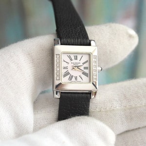 Pierre Balmain Diamods watch ref. 3335 Square Steel Quartz Ladies Watch image 1