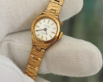MONTINE 1960's Swiss  bracelet Women's Watch  , vintage wind up mechanical women's watch