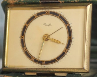 KIENZLE - 1950's German Travel Alarm Clock KIENZLE, Vintage
