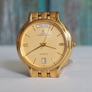 Centia of Switzerland -Swiss made quartz Watch Vintage  Swiss made quartz