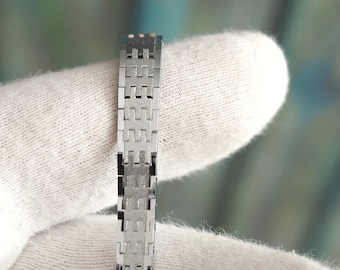 8mm vintage stainless steel watch bracelet -  mint condition, unworn