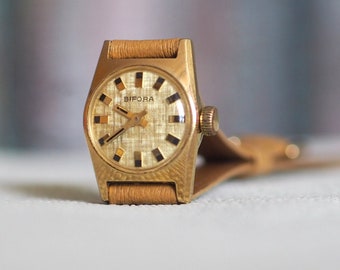 1960's German Women's Watch Bifora, vintage German  mechanical wind up women's watch, gift for her