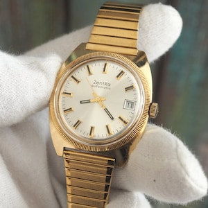ZentRa Automatic -  German  men&#39;s Watch  1970&#39;s, ,  vintage mechanical self winding  watch