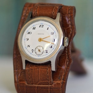 1929 Art Deco Swiss  made  men&#39;s watch Zenith, ref.520480, serial 2921582