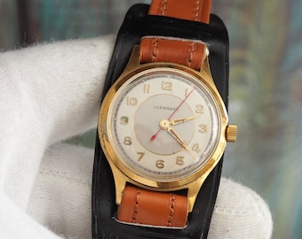 Junghans cal.93/1 - vintage German  mechanical wind up men's watch , vintage mechanical wind up men's watch