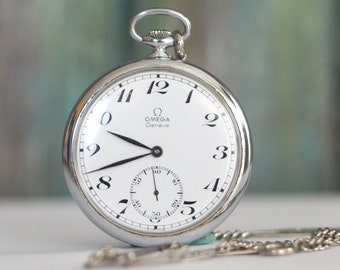 OMEGA cal.960 - mechanical wind up  pocket watch  OMEGA   mechanical wind up watch