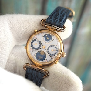 PIQUOT Meriden Swiss Made Quartz Triple Calendar/ Moonphase