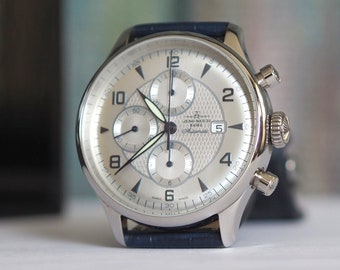 ZENO-Watch BASEL Godat II Chronograph Date  - Swiss made automatic chronograph watch