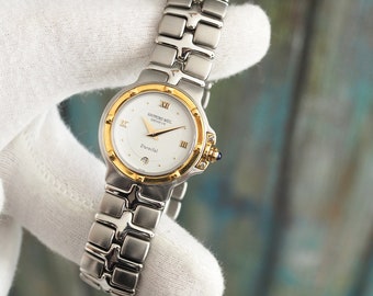 RAYMOND WEIL Parsifal  .750 18K yellow gold bezel,   ref. 9988 - Swiss made quartz watch, mint condition, unworn