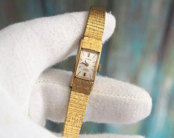 PORTA  German Women's Watch  1960's, gift for her,  vintage mechanical wind up watch