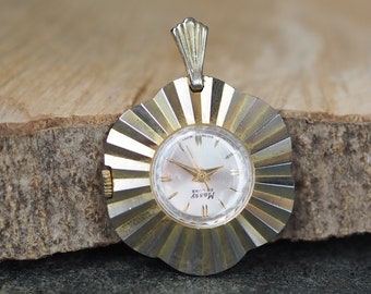 Vintage Swiss   pendant Watch Messy de luxe, 1970's  / Dress watch