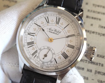 Aero watch  Neuchatel  cal.6498 Eta/Unitas -Converted  pocket watch, pocket-to-wrist watch, wrist watch, , marriage watch
