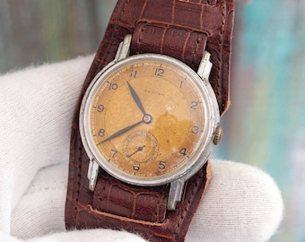 1929 Art Deco Swiss  made  men's watch Zenith, ref.520480, serial 2921582