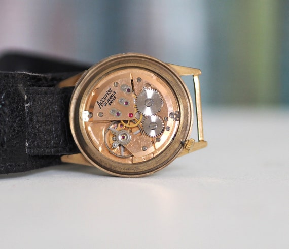 ACCURIST - .375 , 9K gold  Swiss made mechanical … - image 9