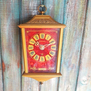 YANTAR -  Vintage USSR large quartz  clock Jantar (Yantar)