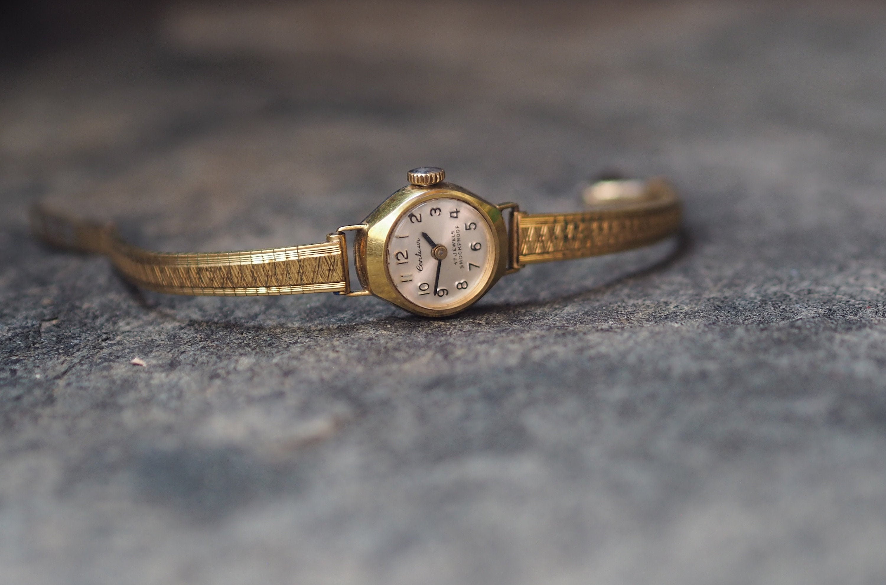 Damenuhr Centaur Uhr Gold Vintage Deutsche Damen Armband Uhr