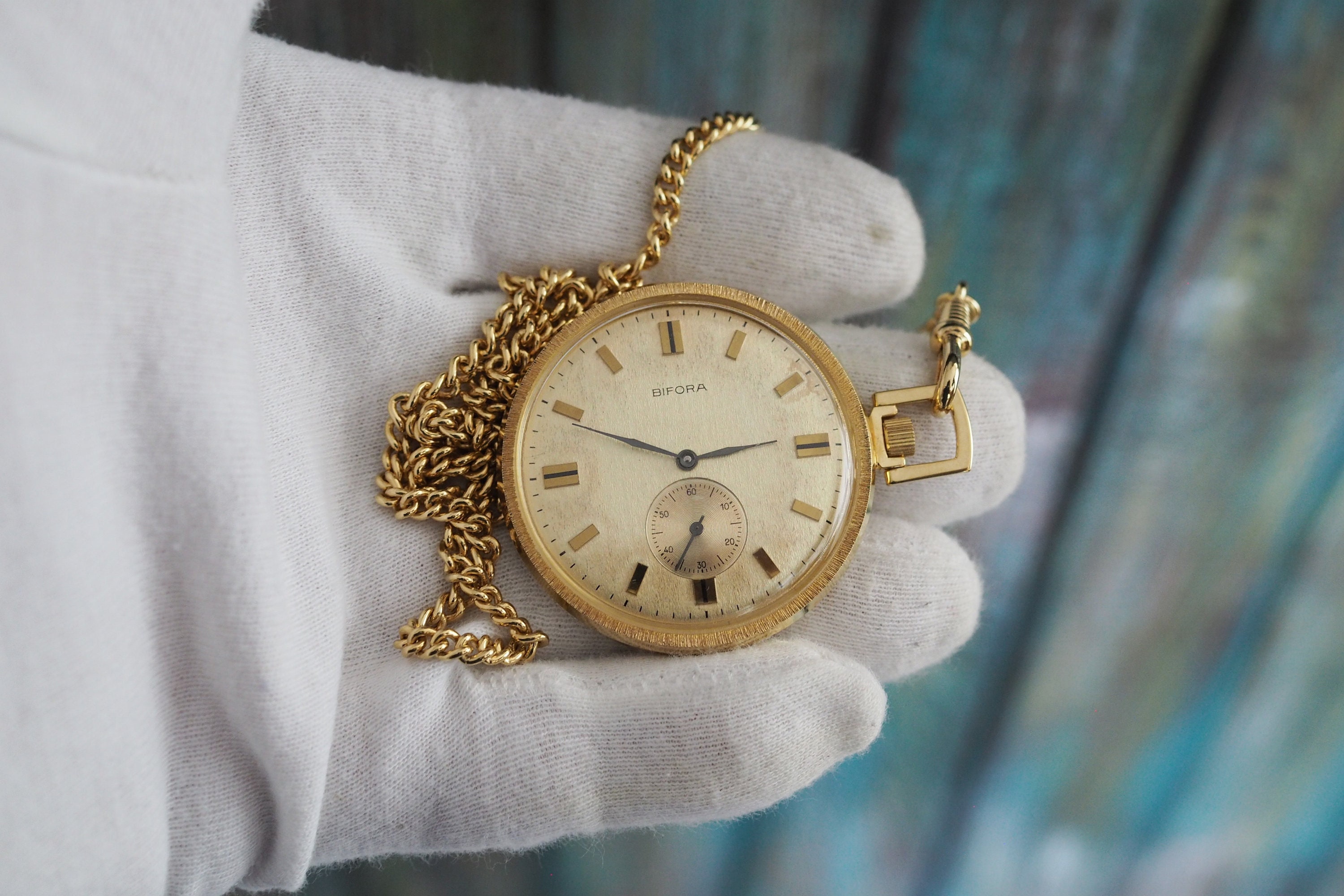 Pocket Watch Walzgold Double 20 Mikron Uhr Taschenuhr Handaufzug