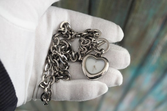 TCM Heart Shaped Watch Pendant/necklace, Quartz Watch