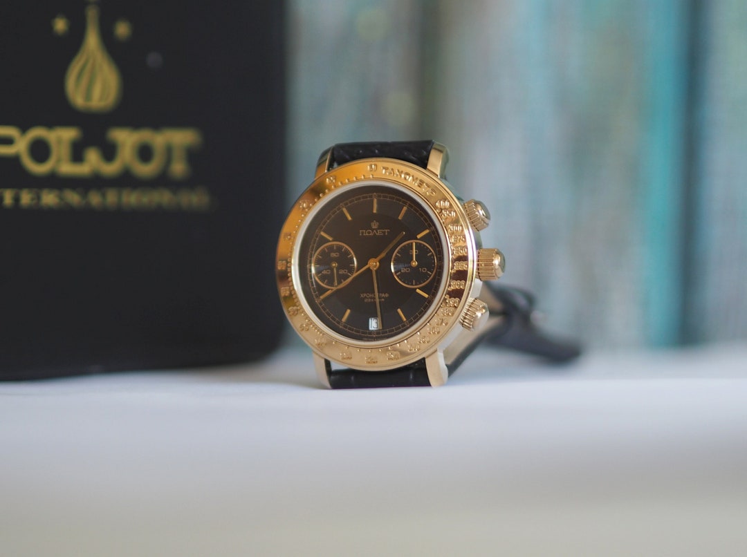 Poljot Chronograph Movement Poljot 3133 Valjoux 7734 Poljot