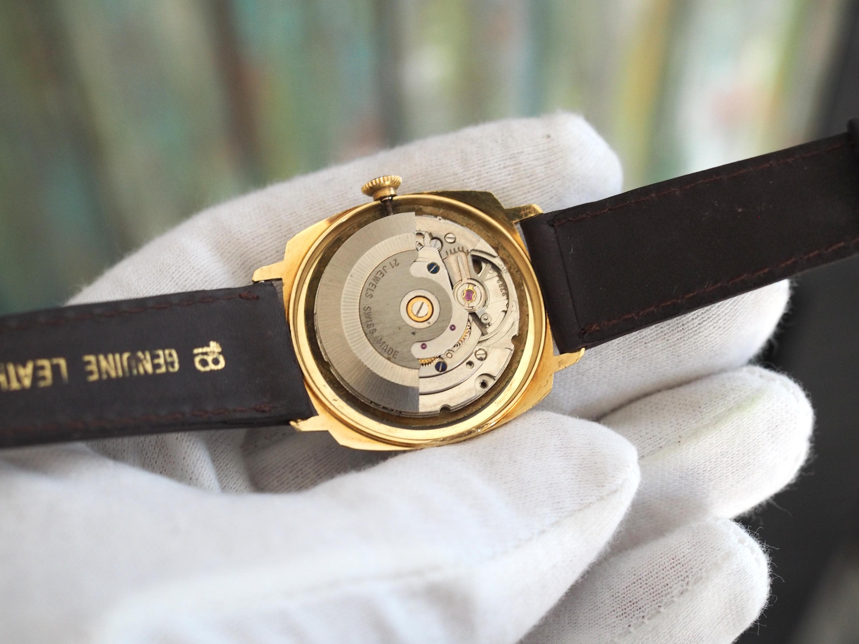 OLMA Automatic 自動巻き 腕時計 裏スケ Swiss Made