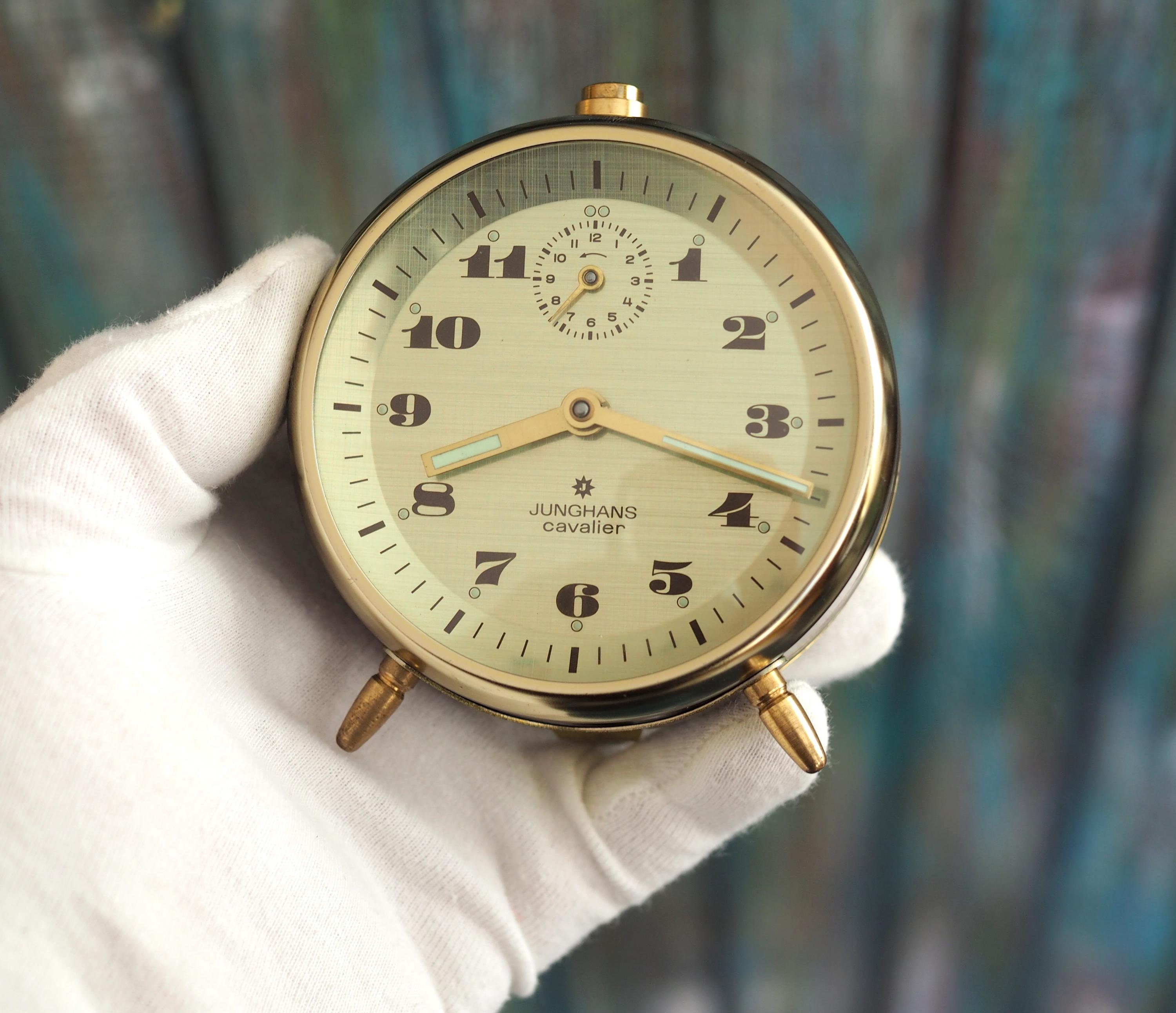 Tischuhr Kienzle Wecker Mechanisch Kienzle Tischuhr Messing Alt