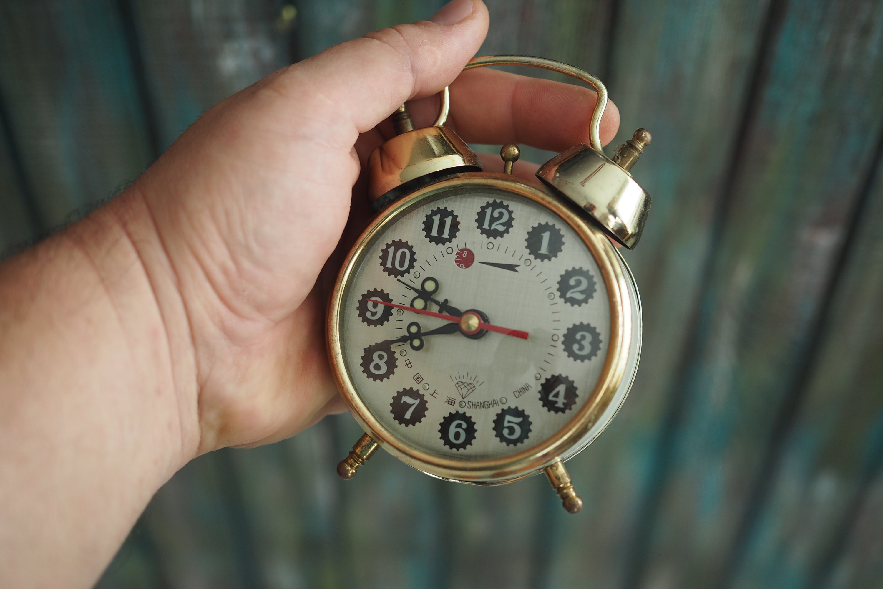 Shanghai Diamond Alarm Clock, Vintage Shanghai Diamond Alarm Clock