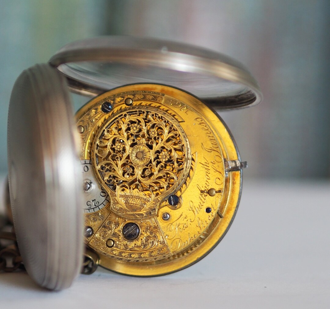1863 British Verge Fusee Pocket Watch , Serviced Working - Etsy