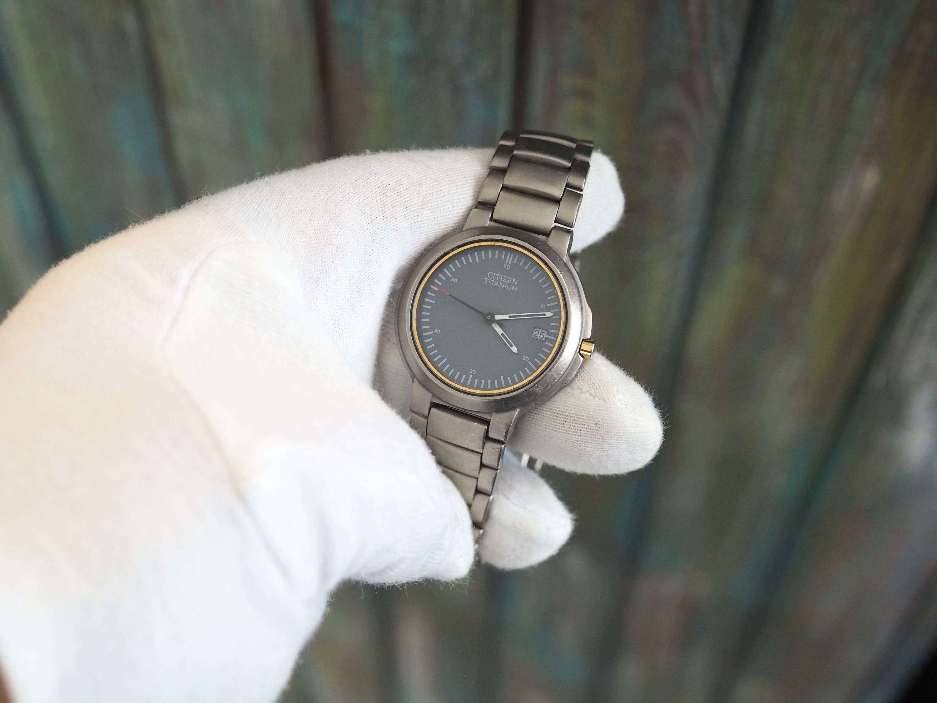 CITIZEN 5510-F50433 Titanium- Japanese Quartz Unisex Watch