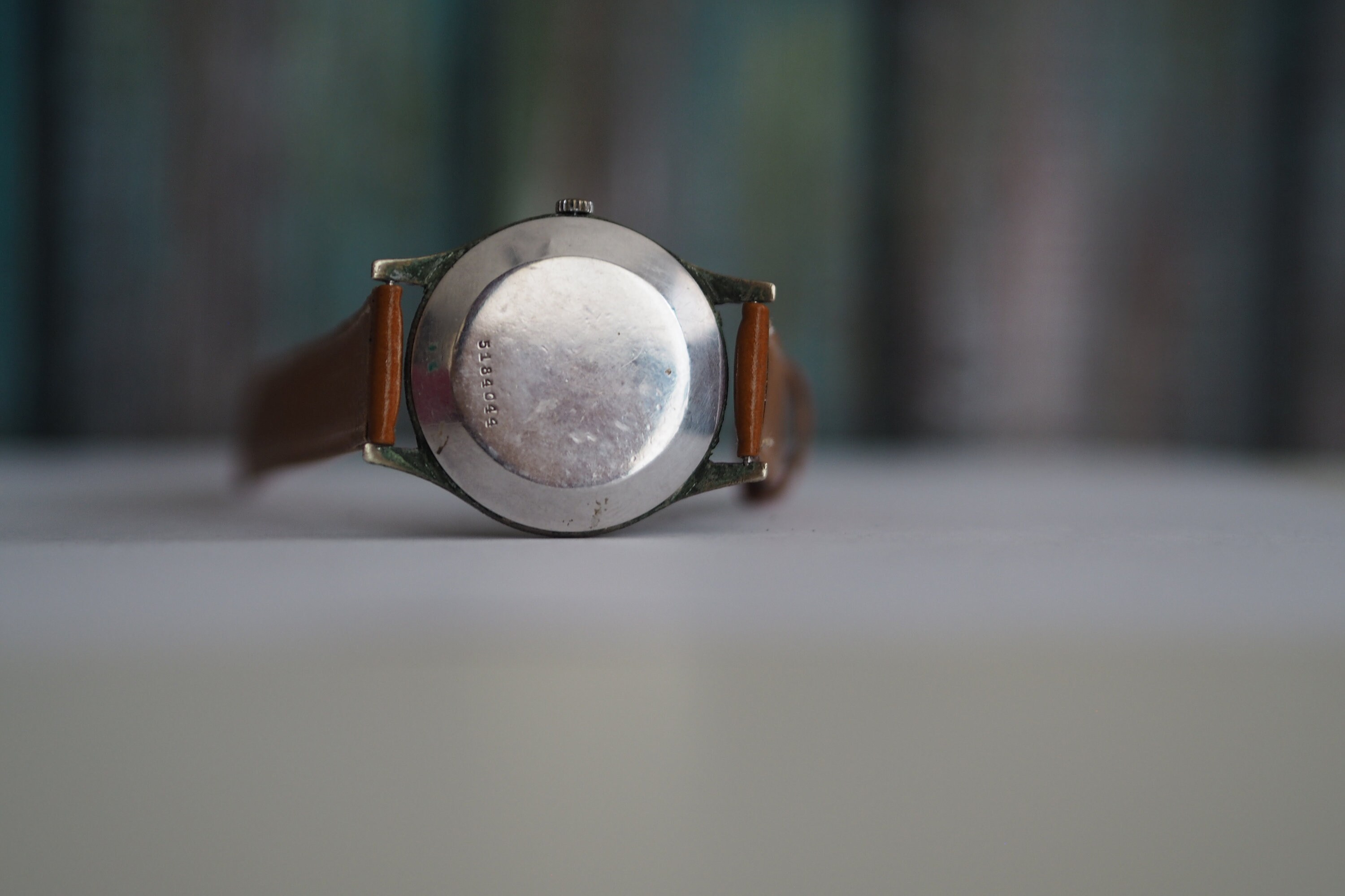 1950s Vintage All Steel Doxa Mens Dress Watch Swiss 35,4mm