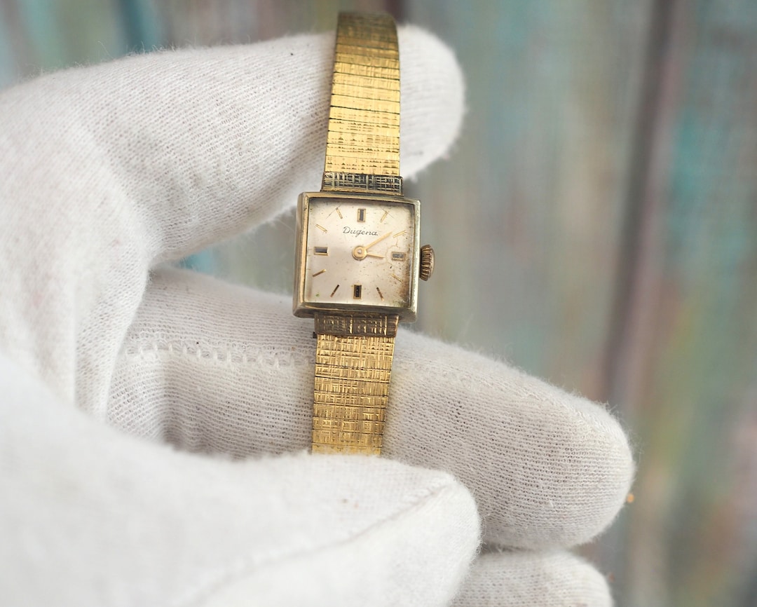 Dugena Damenuhr Echte Gold Uhren Damen Dugena Damenuhr Gold Alt