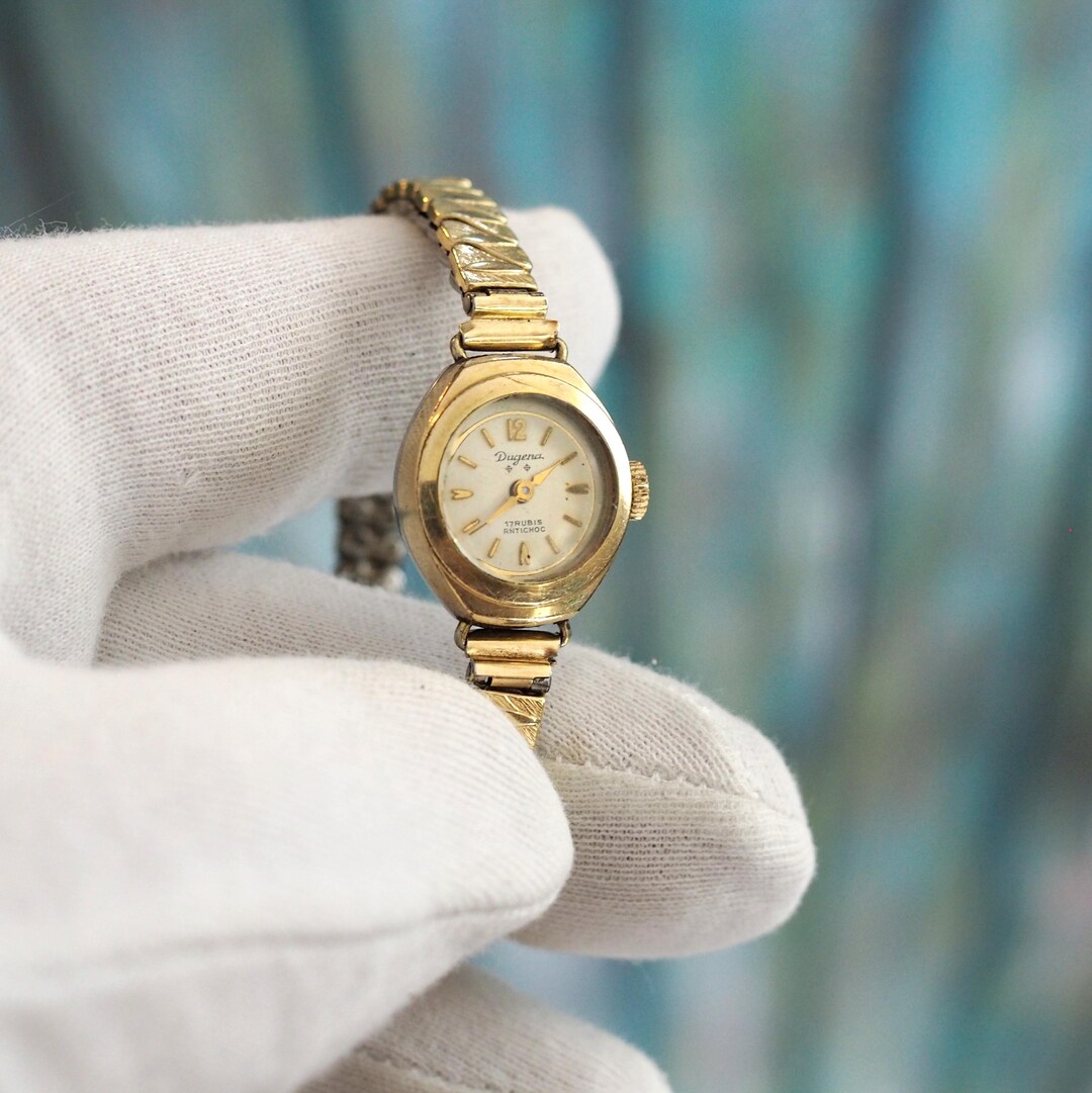 1960er Jahre deutsche mechanische Handaufzug Armband Damenuhr