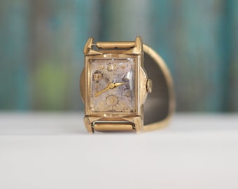 Bulova Watch Co, cal.11AF, U.S.A ref E989683- Reloj mecánico Art Deco de cuerda para hombre