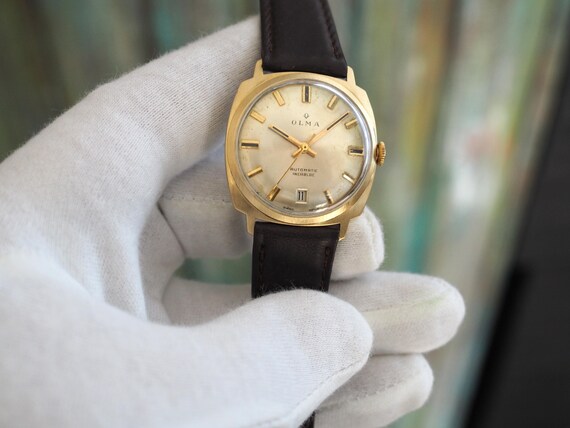 OLMA - Swiss Made Mechanical Self Winding Men's Watch - 1960's
