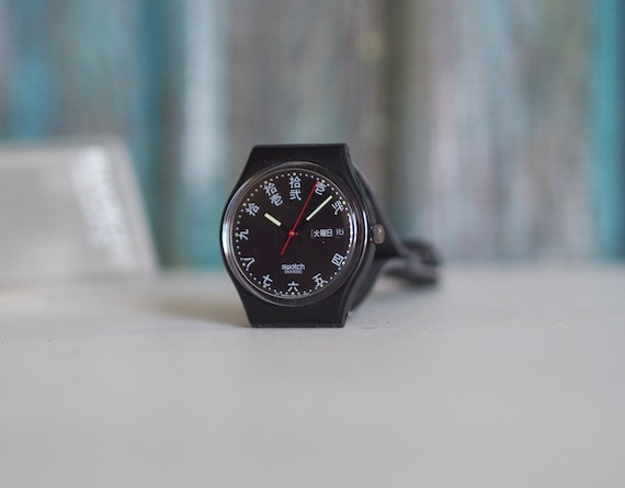 Swatch Genji - 1990年代のスイス製腕時計、ヴィンテージクォーツ 