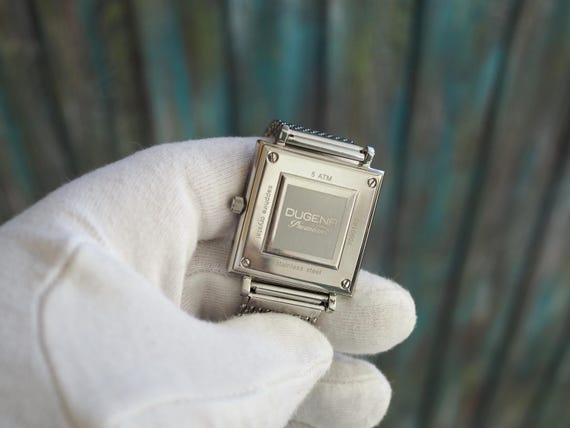 Dugena Dessau Carrée Unisex Quartz Watch With Sapphire Glass and